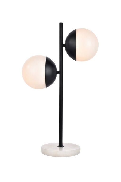 Elegant Lighting (LD6152BK) Eclipse 2-Light Table Lamp