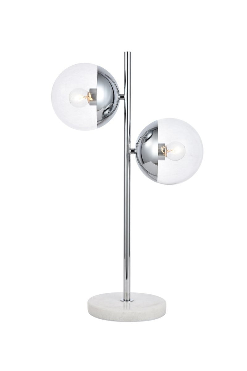 Elegant Lighting (LD6155C) Eclipse 2-Light Table Lamp