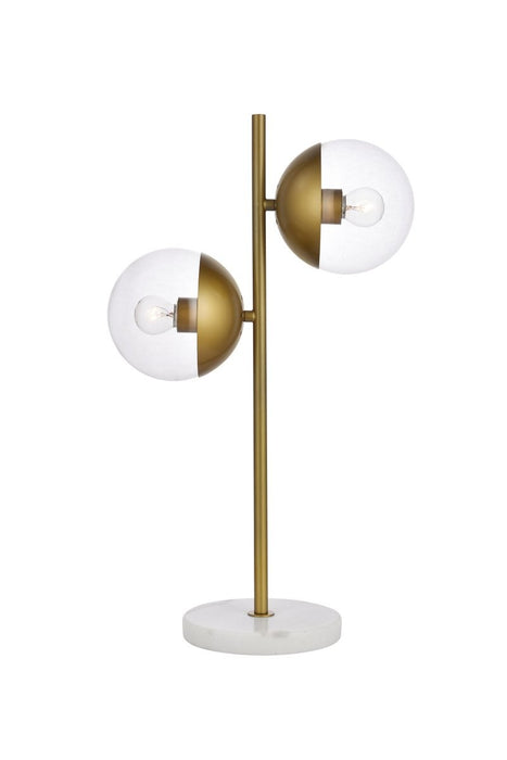Elegant Lighting (LD6157BR) Eclipse 2-Light Table Lamp