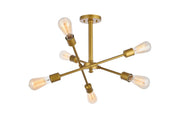 Axel 6-Light Flush Mount - Lamps Expo