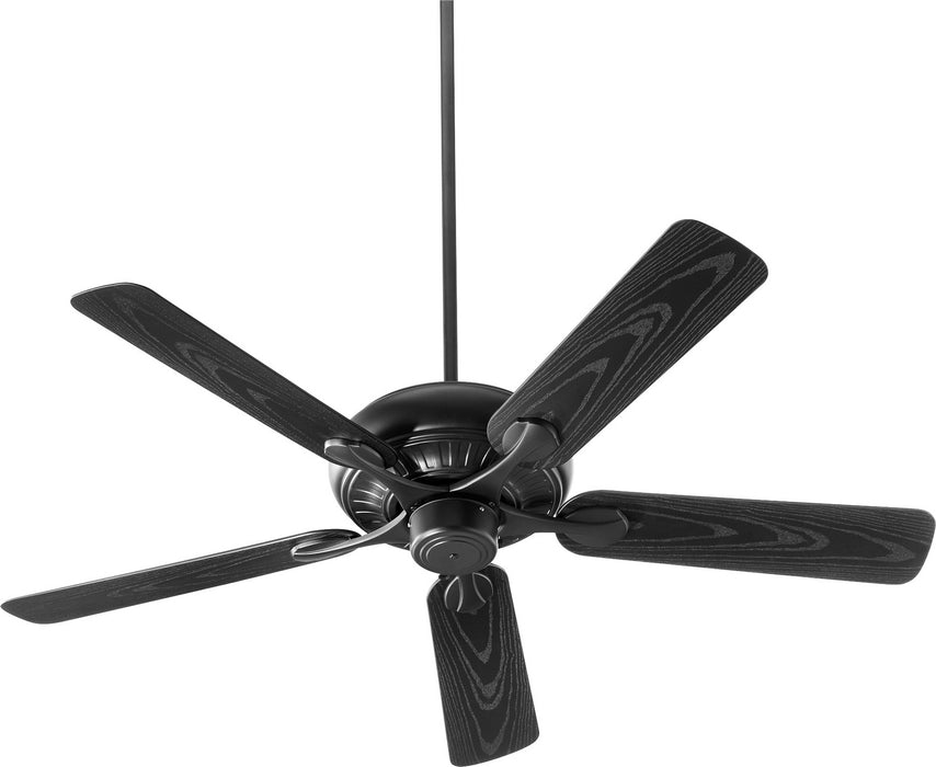 Pinnacle Patio Transitional Patio Fan in Textured Black