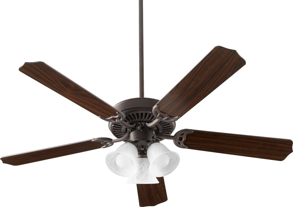 Capri X Traditional Ceiling Fan in Toasted Sienna