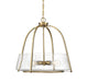 Dash 4-Light Pendant in Warm Brass - Lamps Expo