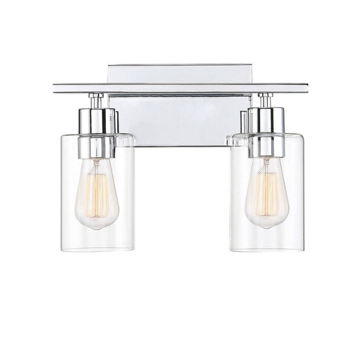 Lambert 2-Light Bath Vanity in Polished Chrome