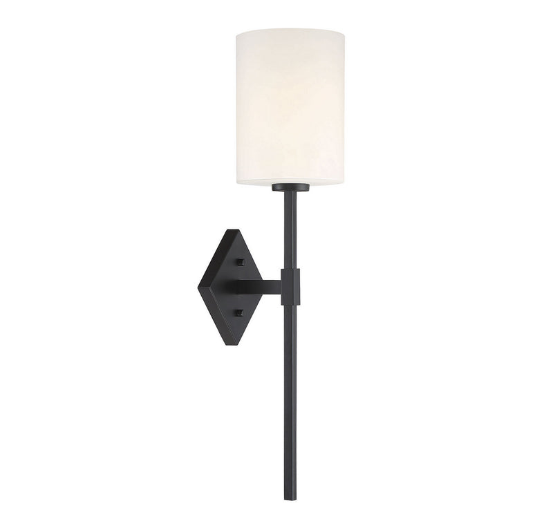 Destin 1-Light Sconce in Matte Black
