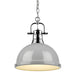 Duncan 1-Light Pendant with Chain in Chrome