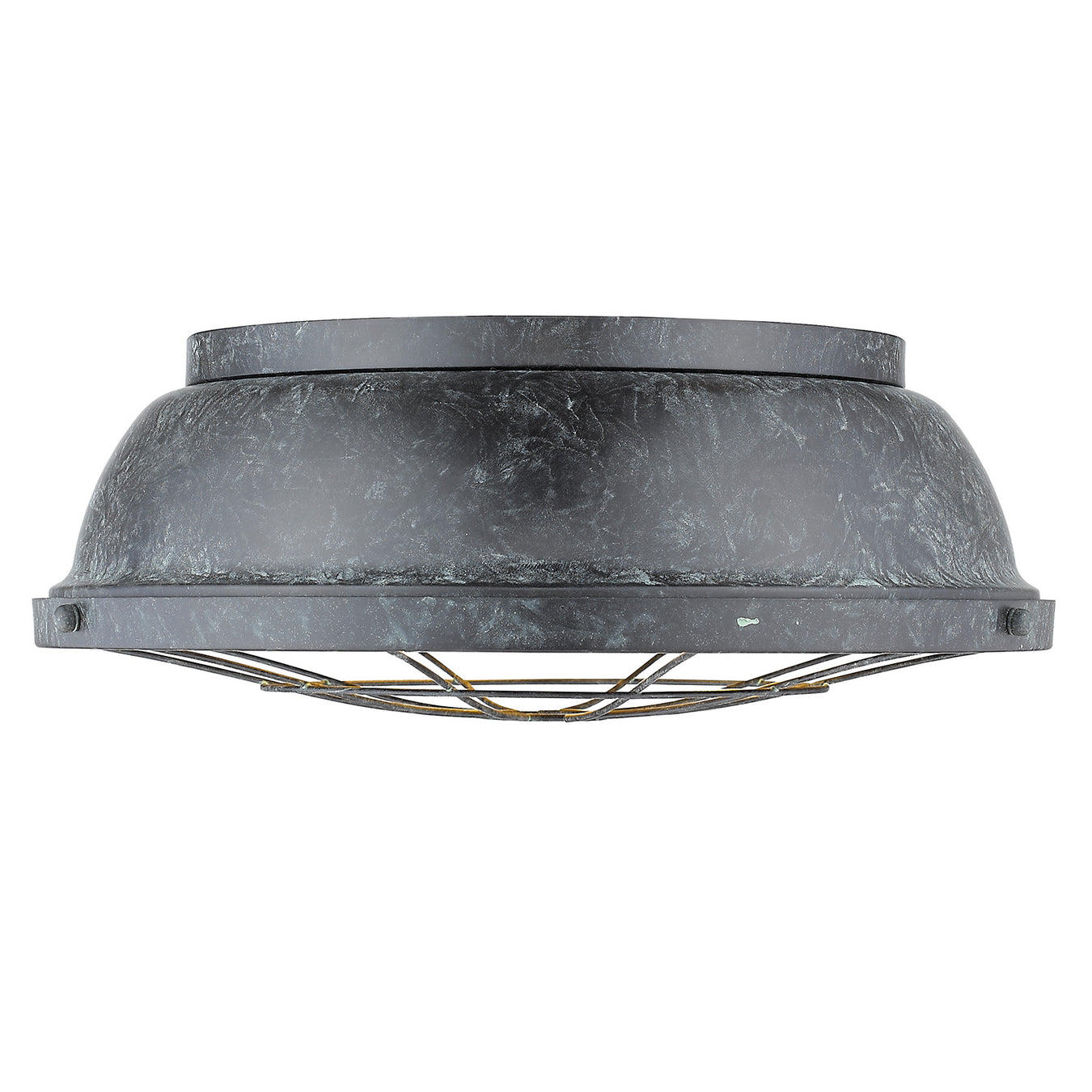 Bartlett Flush Mount - 16" in Black Patina