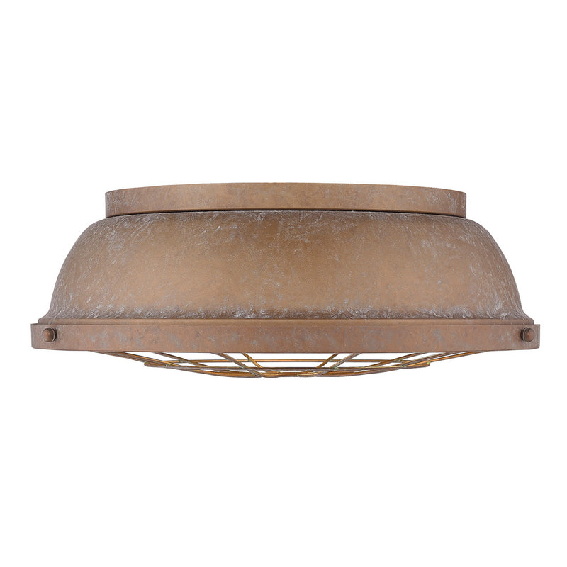 Bartlett Flush Mount - 16" in Copper Patina
