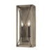 Thornwood Two Light Wall/Bath Sconce in Washed Pine / Weathered Iron