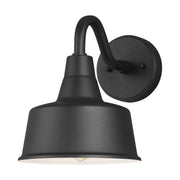 Barn Light Small One Light Outdoor Wall Lantern in Black