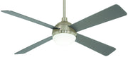 Orb Led 54" Ceiling Fan in Brushed Steel W/ Brushed Nicke