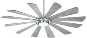 Windmolen 65" Ceiling Fan in Brushed Steel