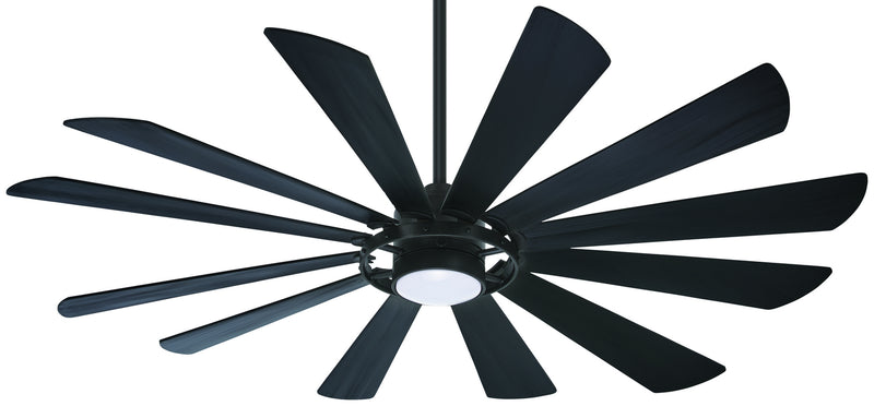 Windmolen 65" Ceiling Fan in Textured Coal