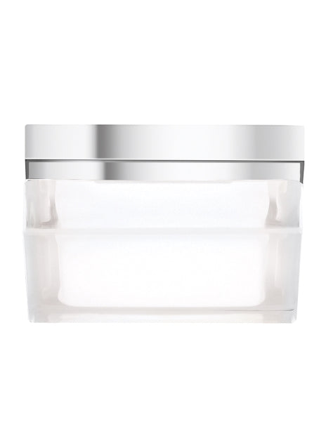 Boxie Small Flush Mount in Chrome