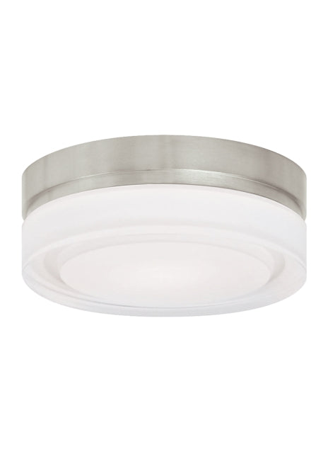 Cirque Small Flush Mount in Satin Nickel - Lamps Expo