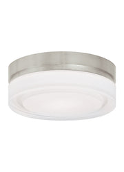 Cirque Small Flush Mount in Satin Nickel