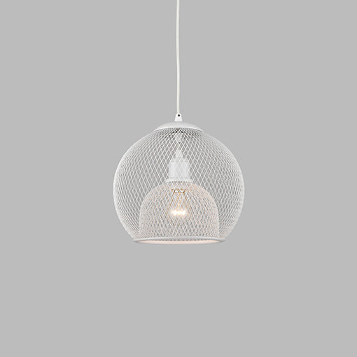 Gibraltar Down Pendant in White