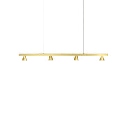 Dune Down Pendant in Brass