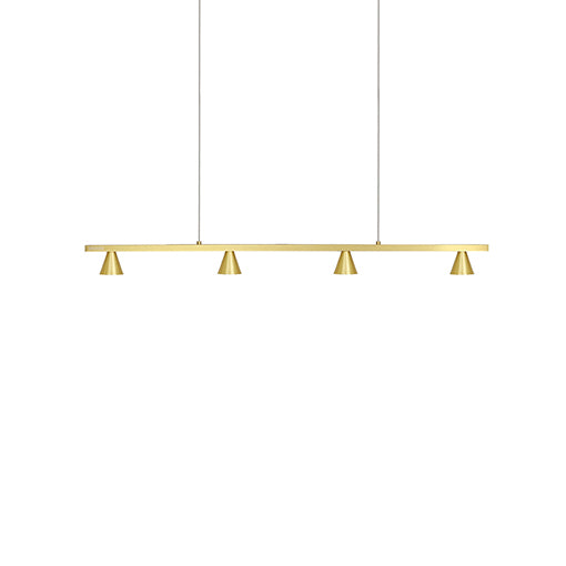 Dune Down Pendant in Brass