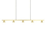 Dune Down Pendant in Brass