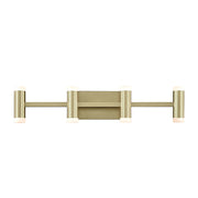 Brazen Vanity Light in Brass