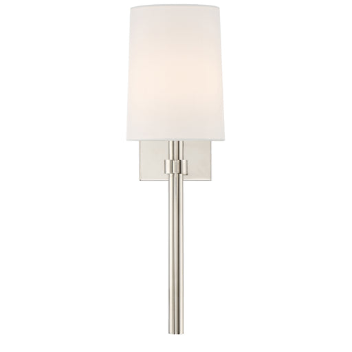 Bromley 1 Light Wall Mount in Polished Nickel