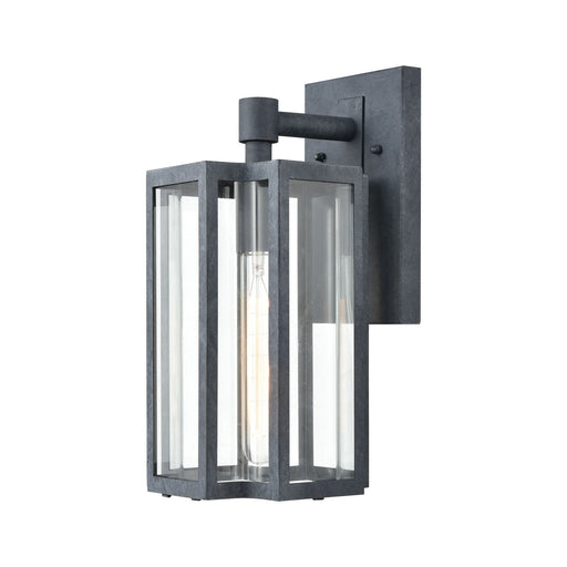 Bianca 1-Light Outdoor Sconce in Aged Zinc