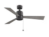 Zonix Wet 52 inch Fan in Matte Greige with Weathered Wood Blades