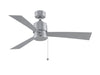 Zonix Wet 52 inch Fan in Silver with Silver Blades