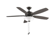 Aire Deluxe 52 inch Fan in Matte Greige with LED Bowl Light Kit