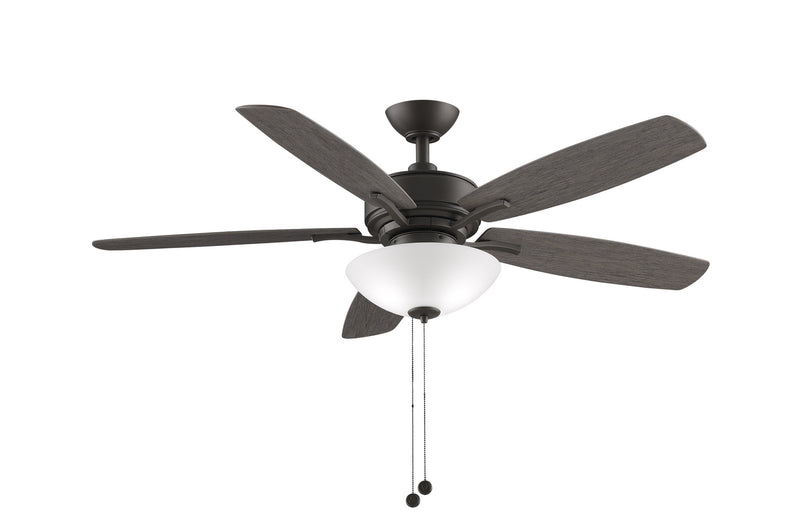 Aire Deluxe 52 inch Fan in Matte Greige with LED Bowl Light Kit