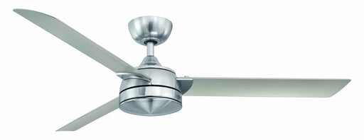 Xeno 56 inch Fan in Brushed Nickel with Brushed Nickel Blades and LED Light Kit Damp