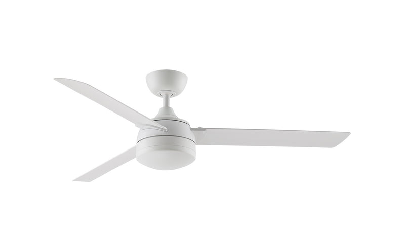 Xeno Wet 56 inch Fan in Matte White with Matte White Blades and LED