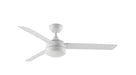 Xeno Wet 56 inch Fan in Matte White with Matte White Blades and LED