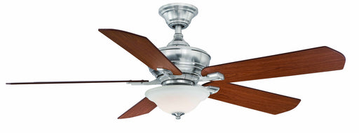 Camhaven v2 52 inch Fan in Brushed Nickel with Glass Bowl Light