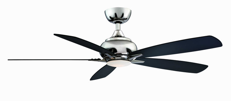 Doren 52 inch Fan in Polished Nickel with LED Light Kit