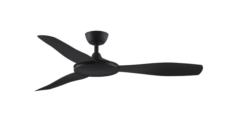 GlideAire 52" Fan in Black with Black Blades