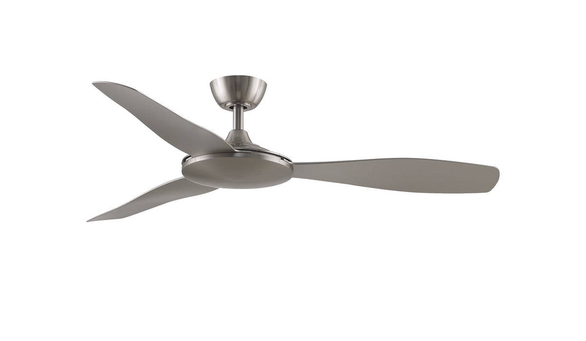 GlideAire 52" Fan in Brushed Nickel with Brushed Nickel Blades
