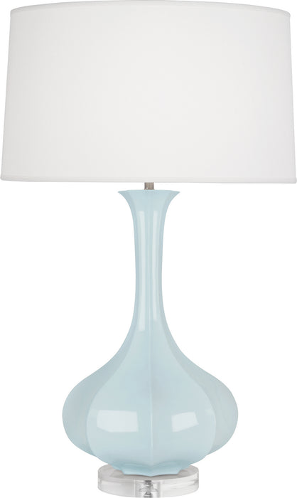 Robert Abbey (BB996) Pike Table Lamp with Pearl Dupoini Fabric Shade