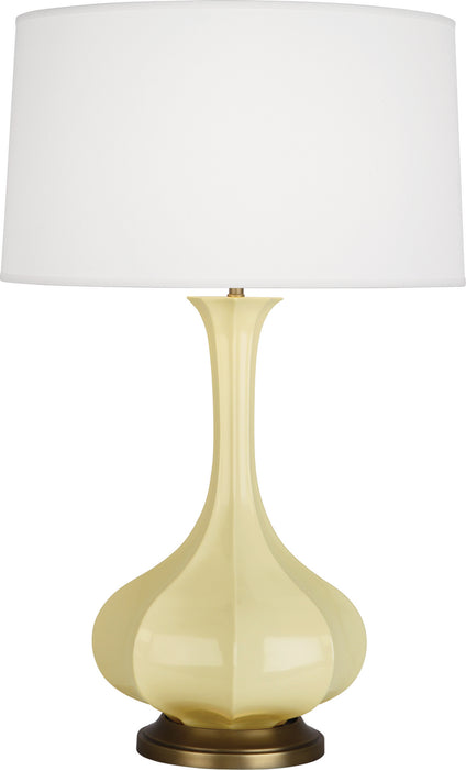 Robert Abbey (BT994) Pike Table Lamp with Pearl Dupoini Fabric Shade