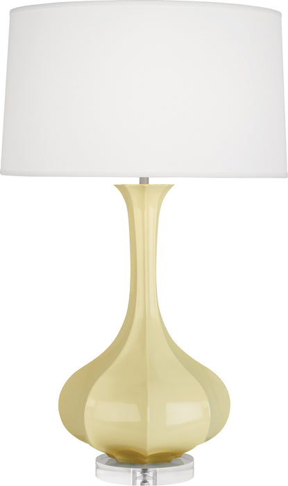 Robert Abbey (BT996) Pike Table Lamp with Pearl Dupoini Fabric Shade