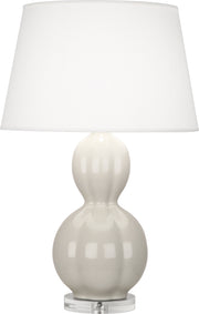 Robert Abbey (BW997) Williamsburg Randolph Table Lamp with Pearl Dupioni Fabric Shade