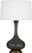 Robert Abbey (CF994) Pike Table Lamp with Pearl Dupoini Fabric Shade