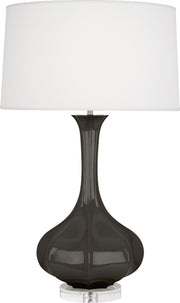 Robert Abbey (CF996) Pike Table Lamp with Pearl Dupoini Fabric Shade