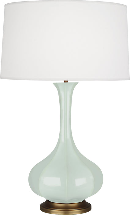 Robert Abbey (CL994) Pike Table Lamp with Pearl Dupoini Fabric Shade