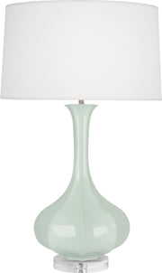 Robert Abbey (CL996) Pike Table Lamp with Pearl Dupoini Fabric Shade