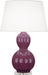 Robert Abbey (CP997) Williamsburg Randolph Table Lamp with Pearl Dupioni Fabric Shade