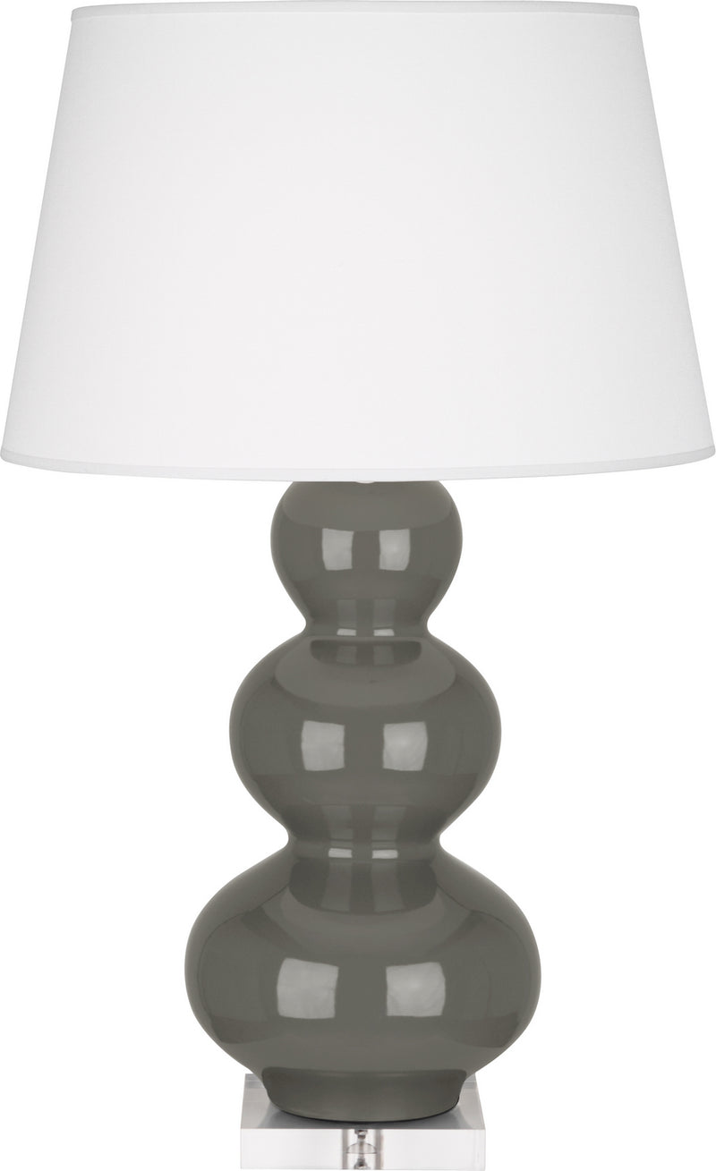 Robert Abbey (CR43X) Triple Gourd Table Lamp with Lucite Base