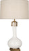 Robert Abbey (LY992) Athena Table Lamp with Open Weave Heather Linen Shade