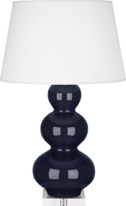 Robert Abbey (MB43X) Triple Gourd Table Lamp with Lucite Base